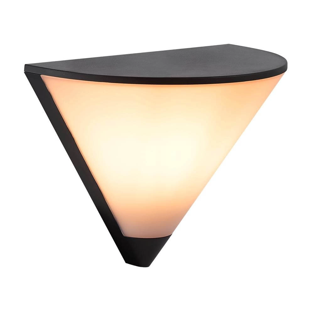 Driehoekige wandlamp Noorstad zwart Nordlux 5704924015571