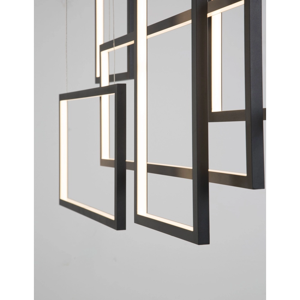 Hanglamp Cornice zwart design Lyora 5212017424716