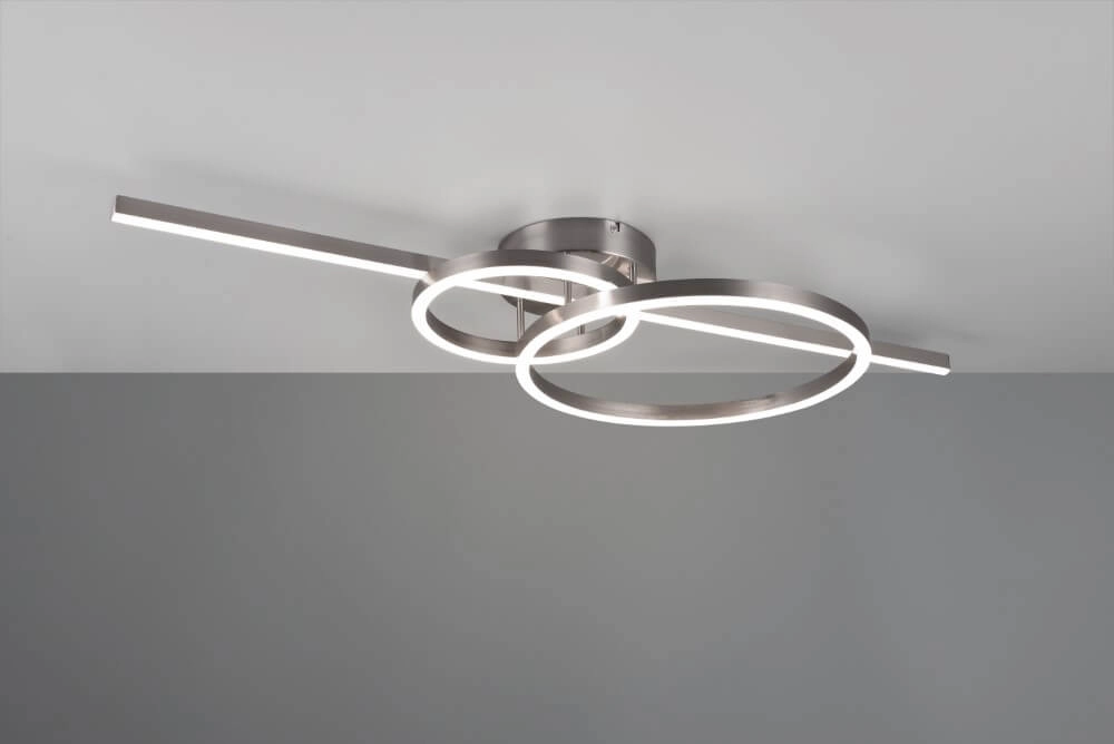 Plafondlamp Montilla nikkel Trio 4017807574760