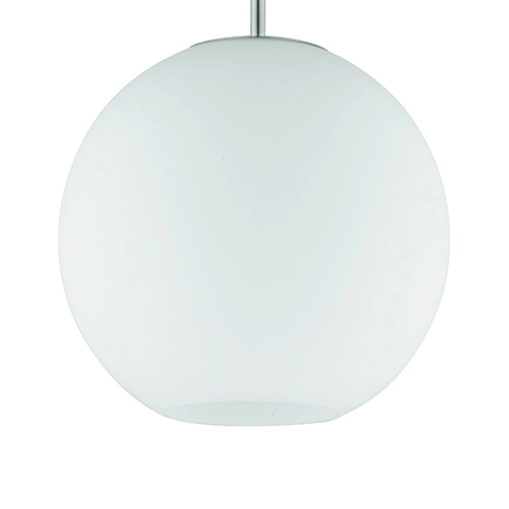 Moderne Hanglamp Moon 25cm wit