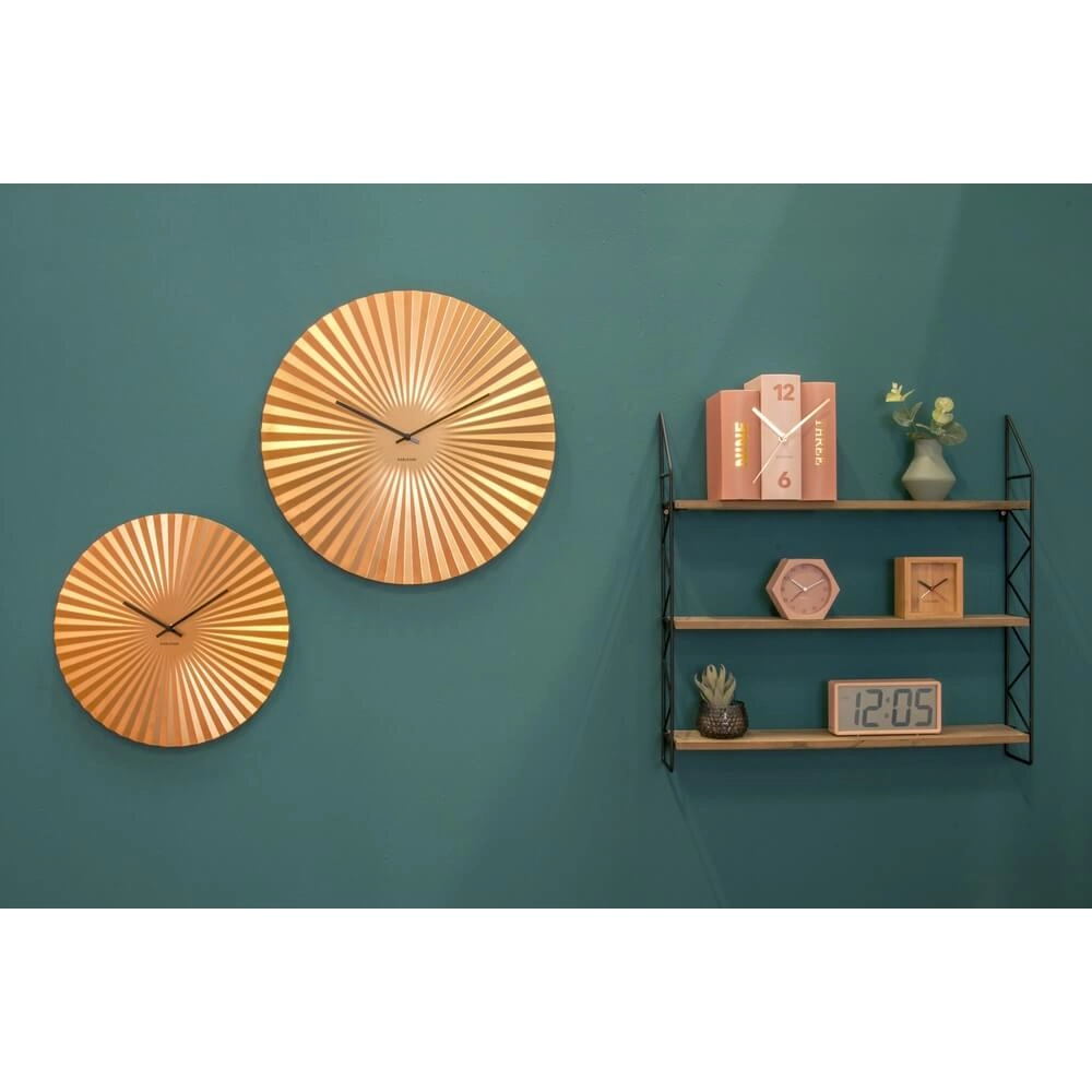 Wandklok Sensu XL goud - Ø 50cm Karlsson 8714302613593