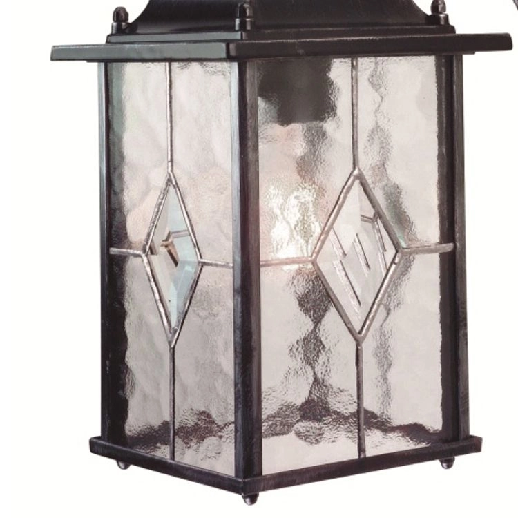 Klassieke buitenlamp Wexford Down zwart zilver Franssen 5024005432609