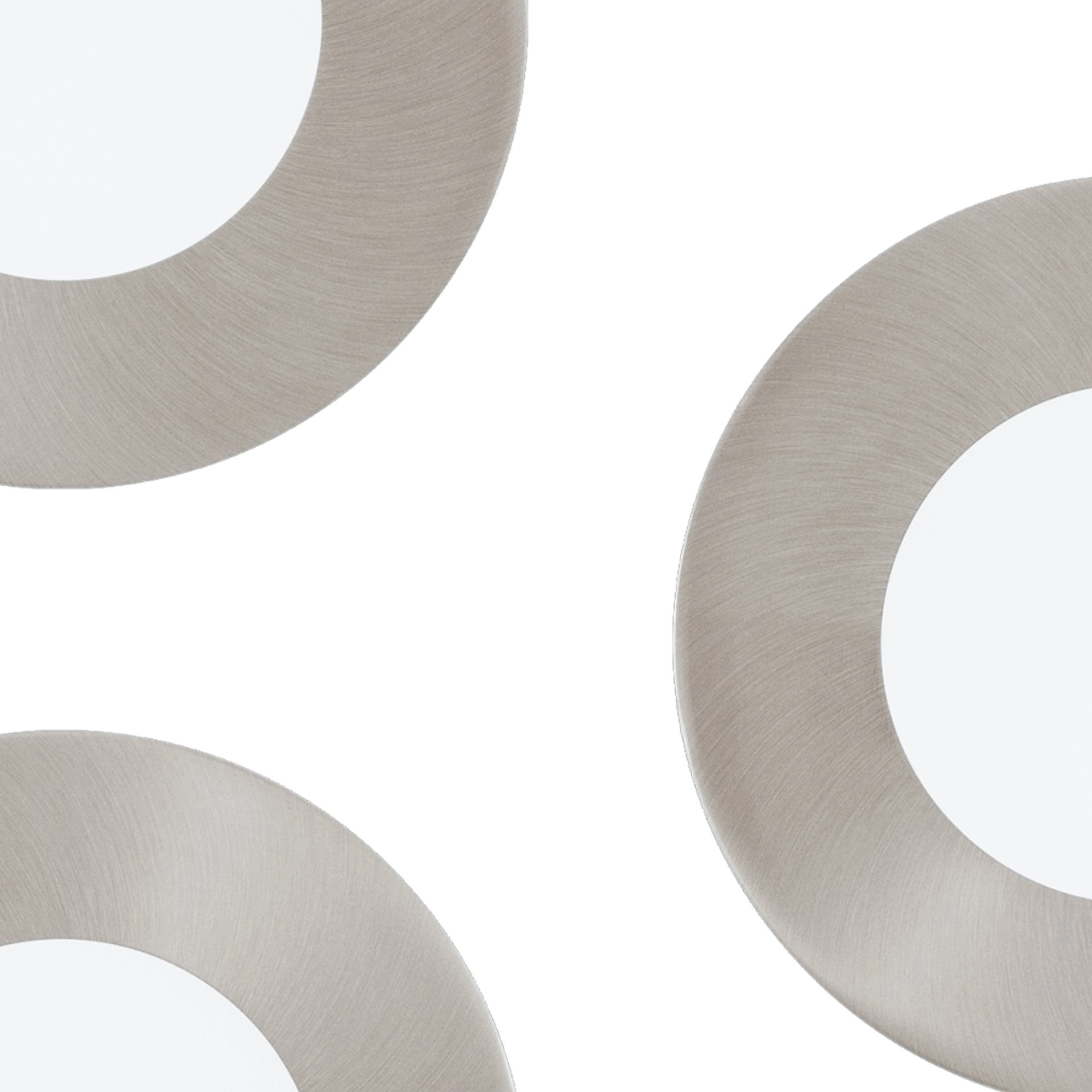 Inbouwspots Fueva-C set van 3 x 8,5cm metaalgrijs Eglo 9002759328825