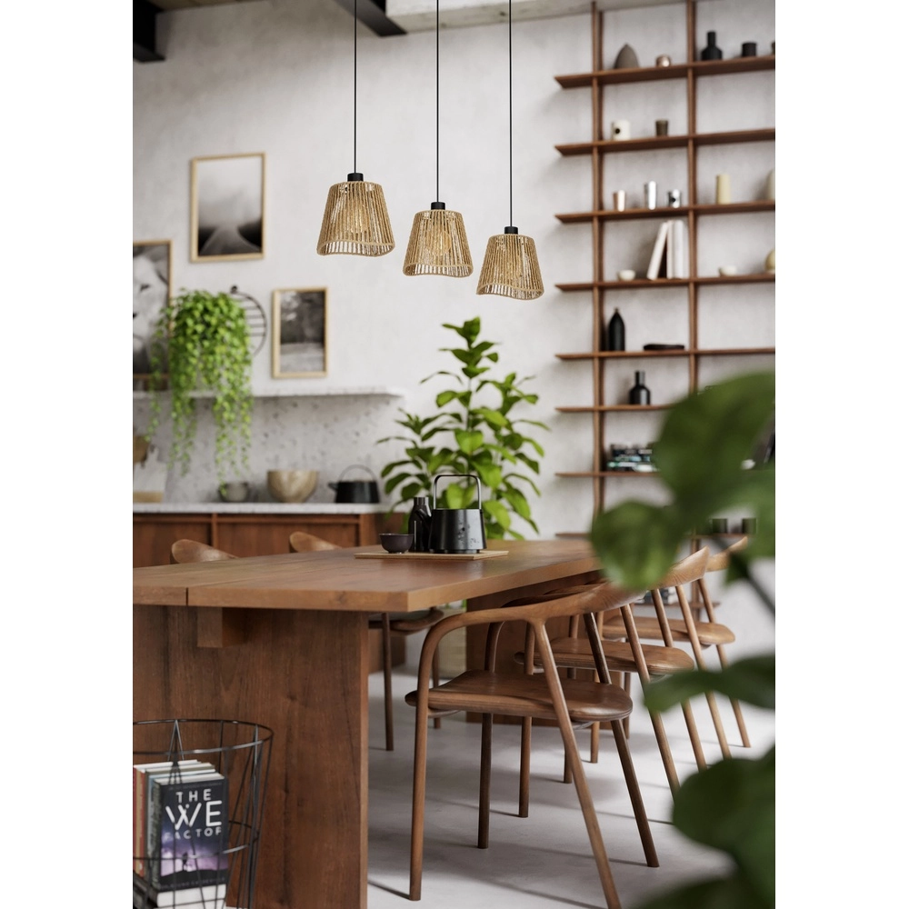 Touw hanglamp Lavister 3-lichts - Ø 21cm Eglo 9002759440732