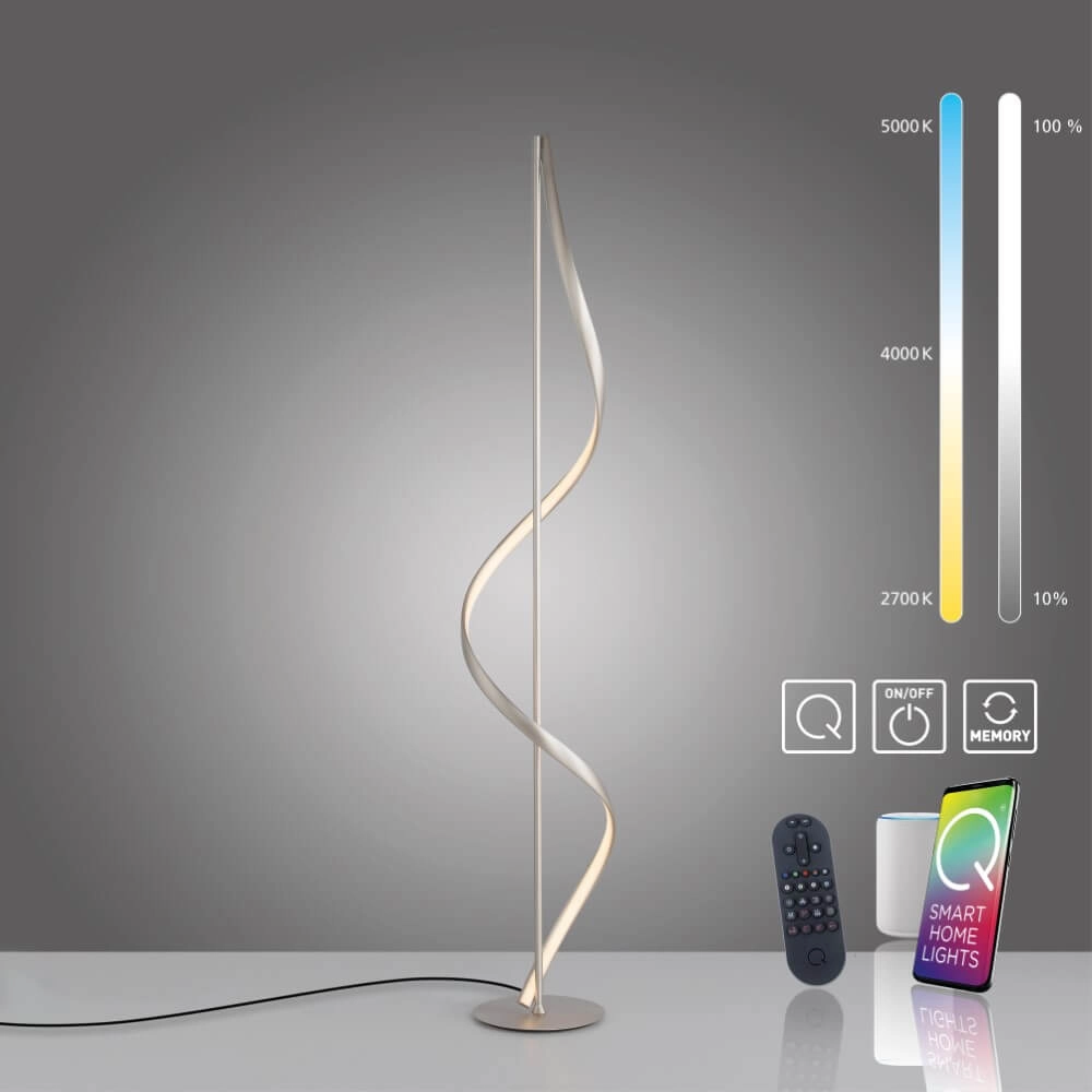 Design vloerlamp Q-Swing metaal Paul Neuhaus 4012248374870