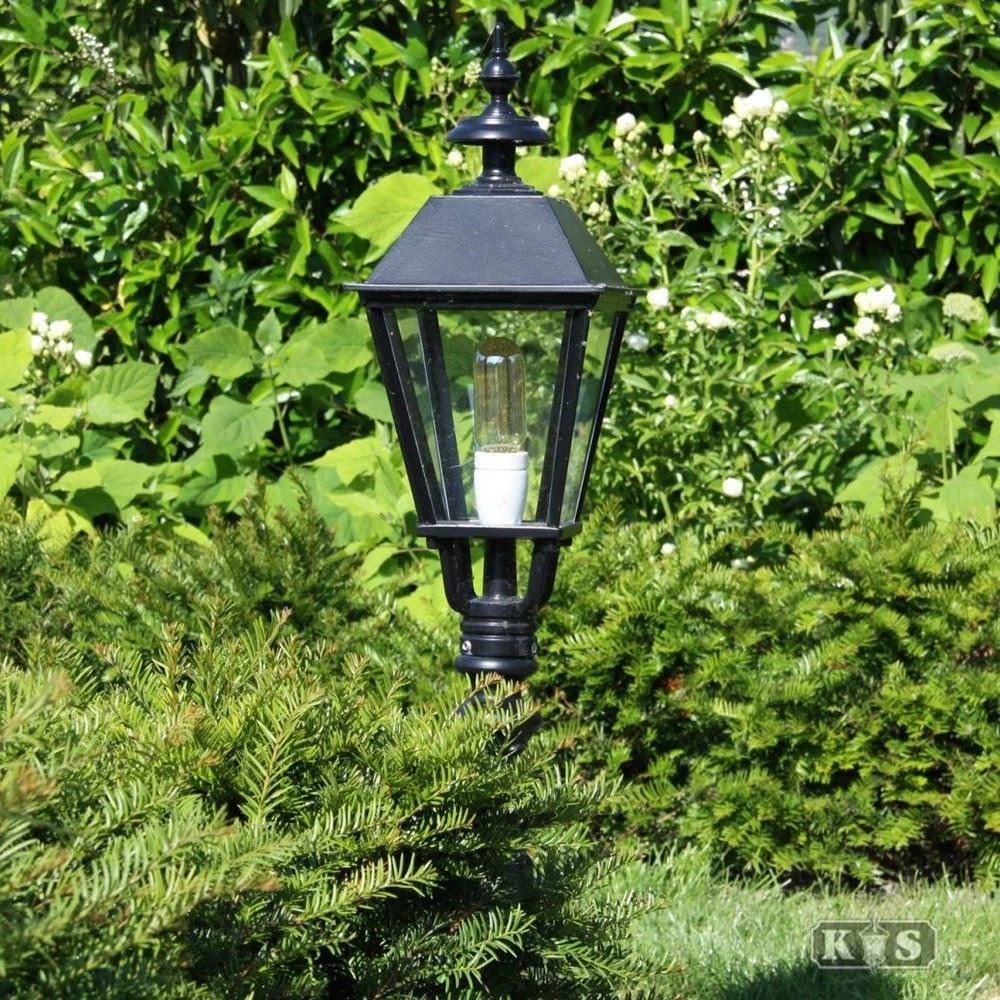 Nostalgische staande lamp Glasgow zwart KS Verlichting 8714732503945