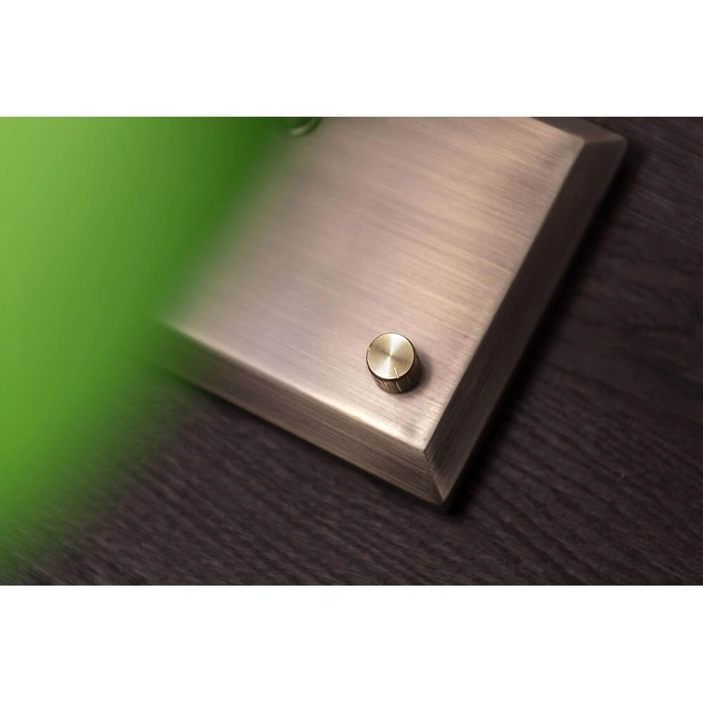 Klassieke bankierslamp Oxford brons met groen Artdelight 8720701100145