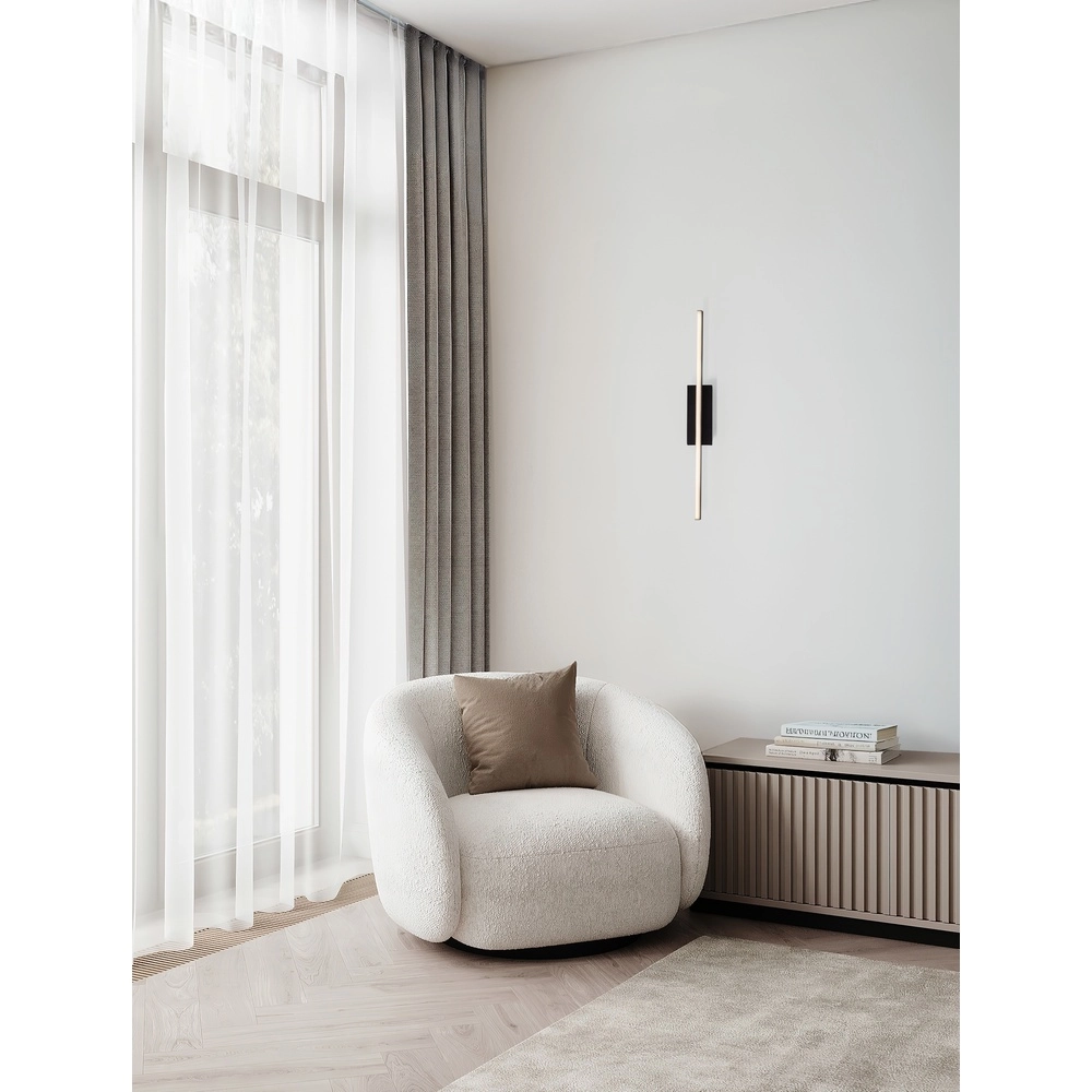 Design wandlamp Gratta zwart Lyora 5212017468550