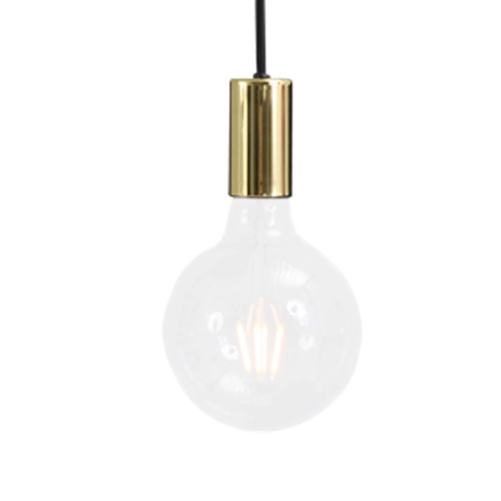 Hanglamp Concepto 3-lichts zwart met goud Masterlight 8718121142371
