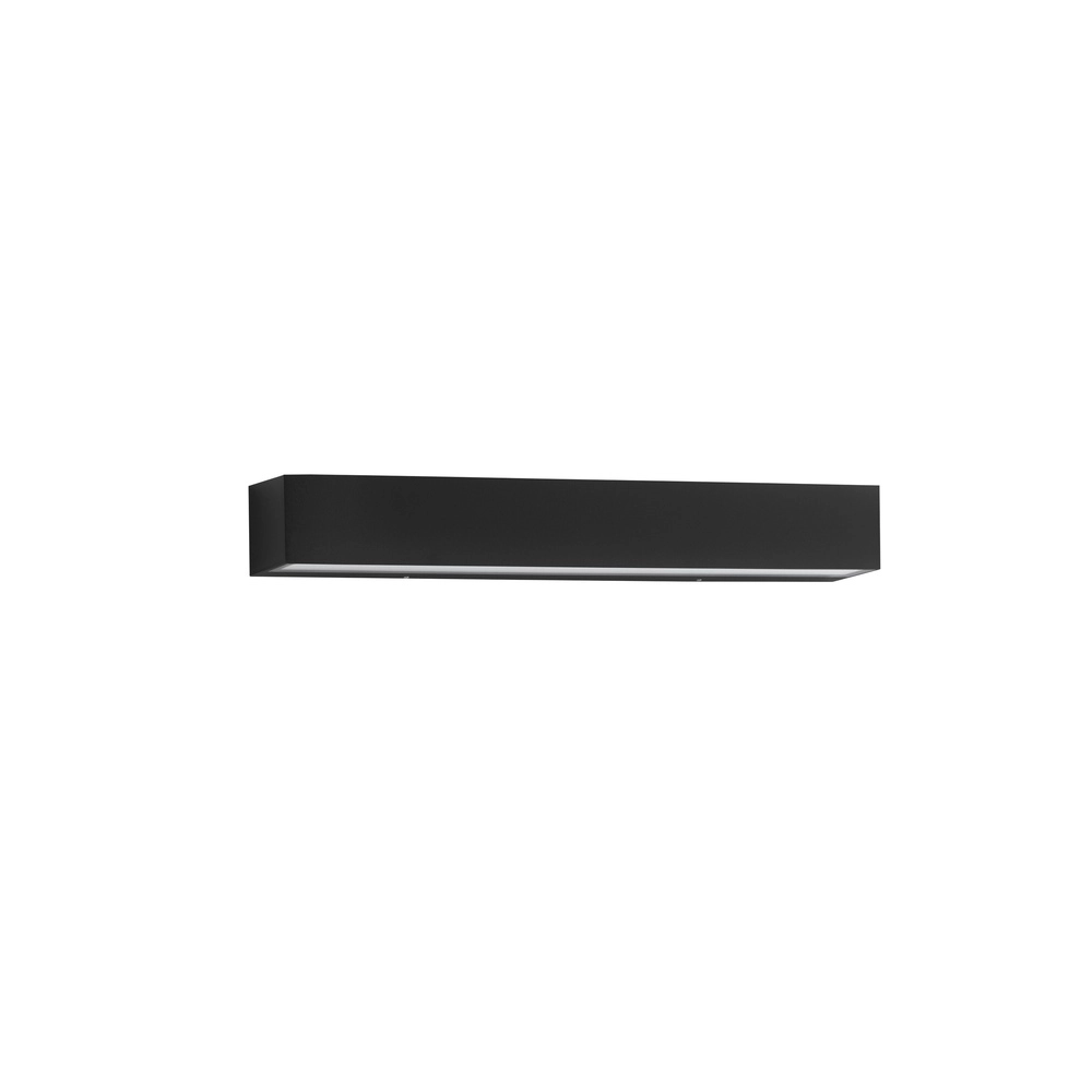 Strakke wandlamp Lane zwart 36cm - 28W Lyora 5212017496751