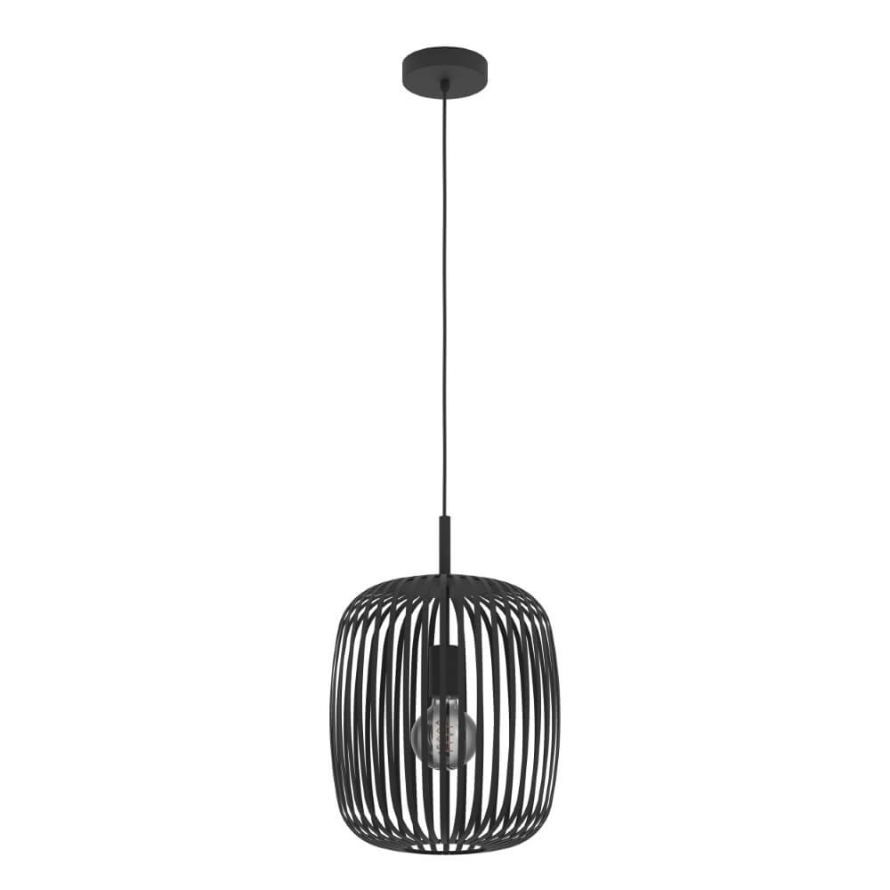 Zwarte hanglamp Romazzina Ø 32,5cm