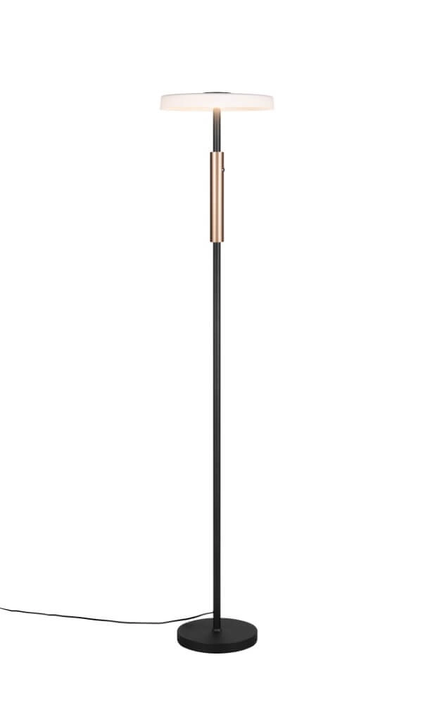 Led vloerlamp Celeste wit glas
