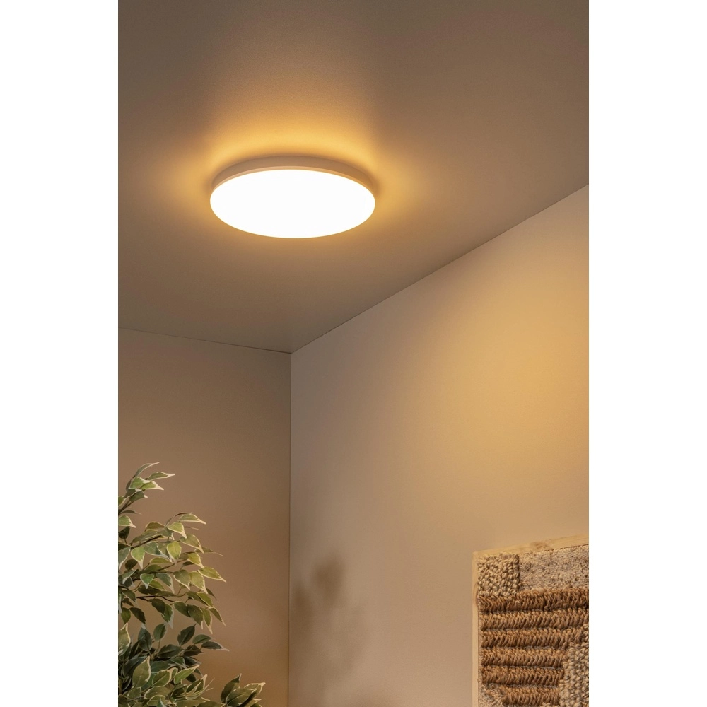 plafonniere Olson Ø 29cm wit - IP44 Lucide 5411212792235
