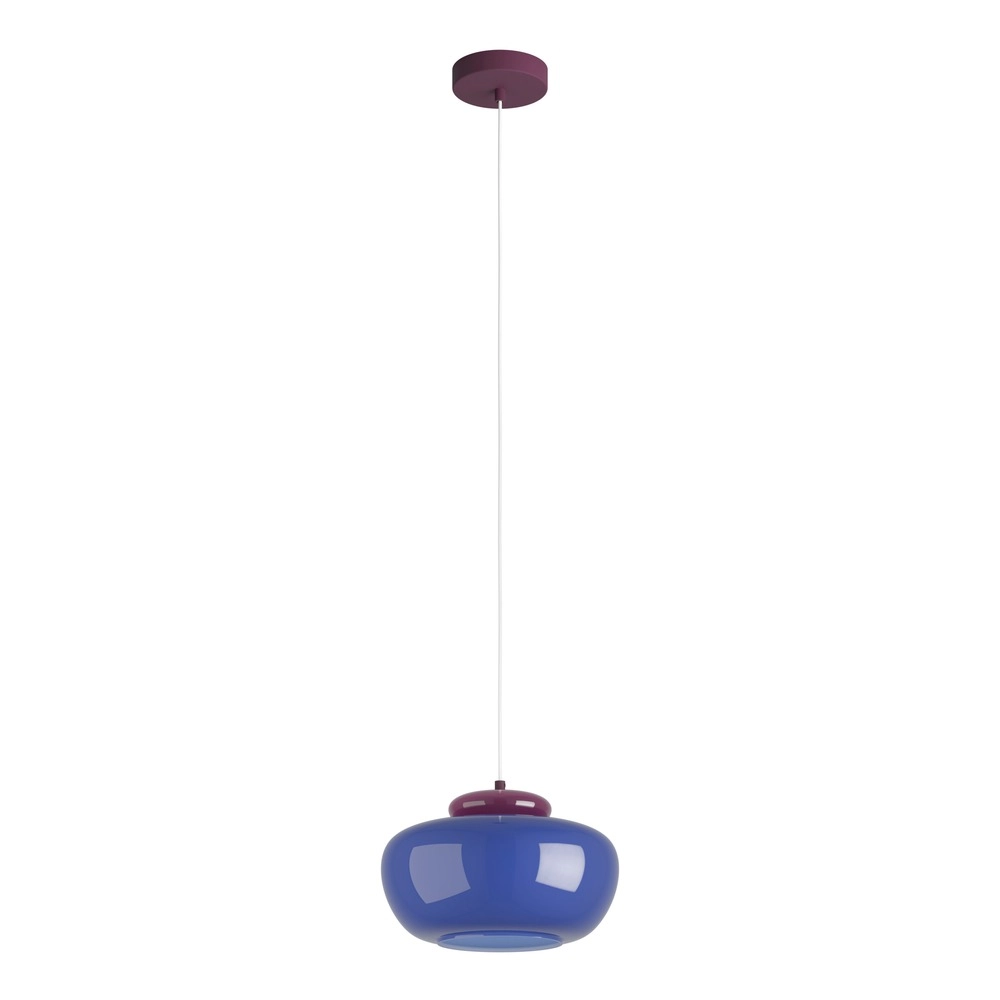 Design hanglamp Berardelli blauw met paars Ø 30cm Eglo 9008606404988