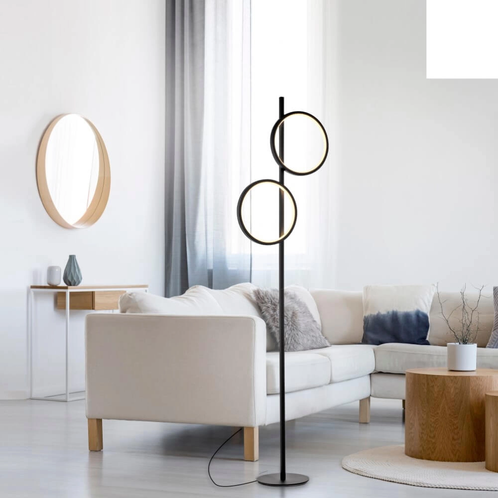 Vloerlamp Mini Ritus zwart Just Light 4043689000233