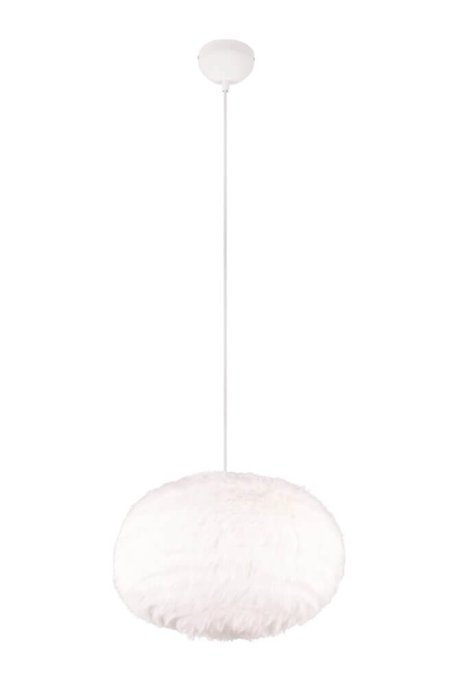Stoffen hanglamp Furry crème Ø 50cm Stoffen hanglamp Furry crème Ø 50cm