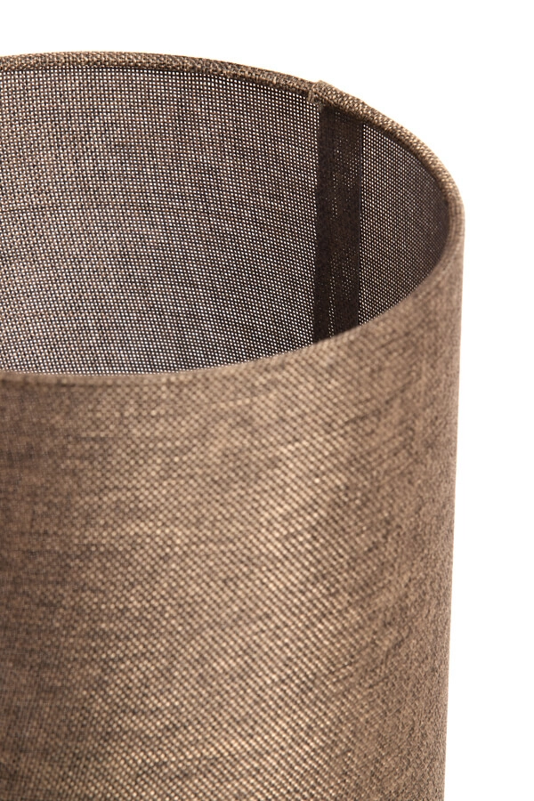 Tafellamp Danialo hout met bruin 60cm Light & Living 8717807759605