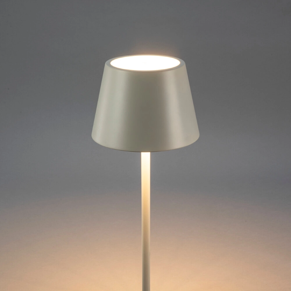 Oplaadbare vloerlamp Pomezia Medium wit KonstSmide 7318307841251