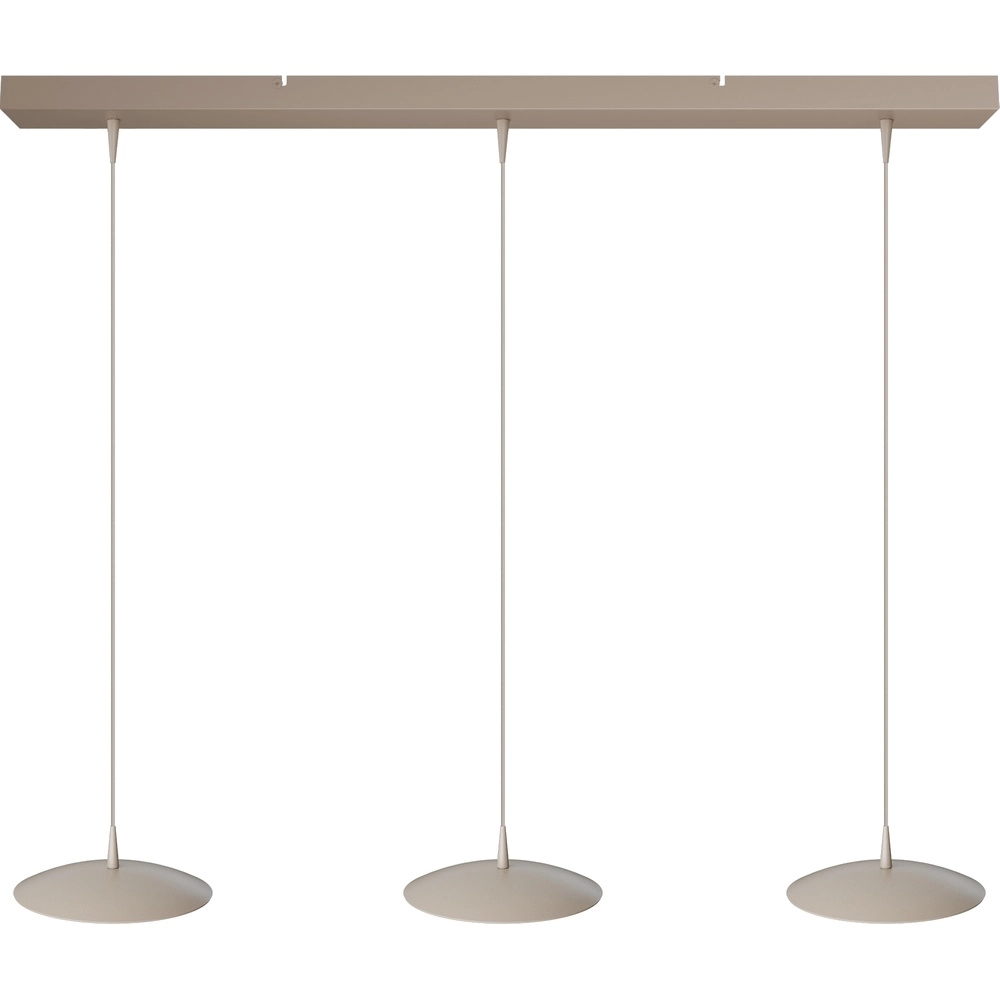 3-lichts hanglamp Scala 100cm beige terra Ø 20cm
