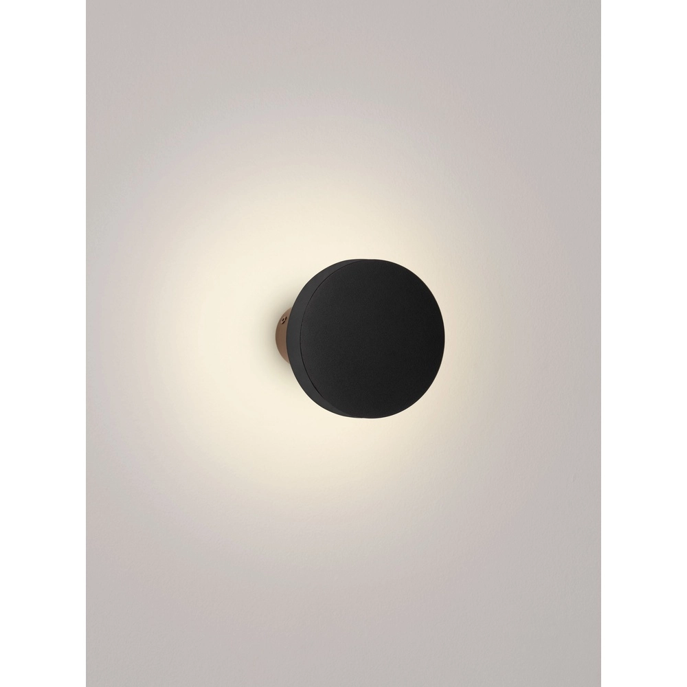 Design wandlamp Gong zwart Lyora 5212017496126
