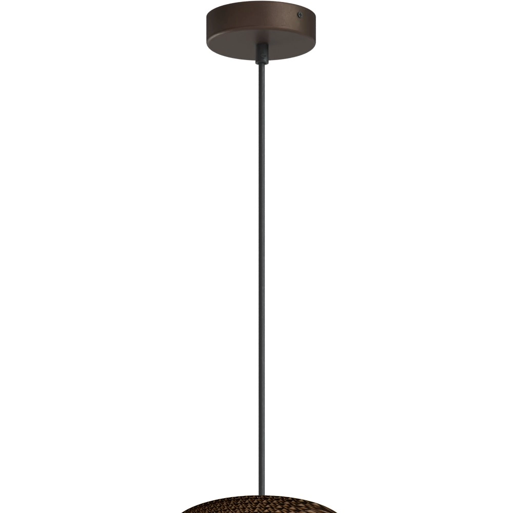 1-lichts hanglamp Carta Pineapple Think-paper cacao Ø 39cm Masterlight 8718121437569