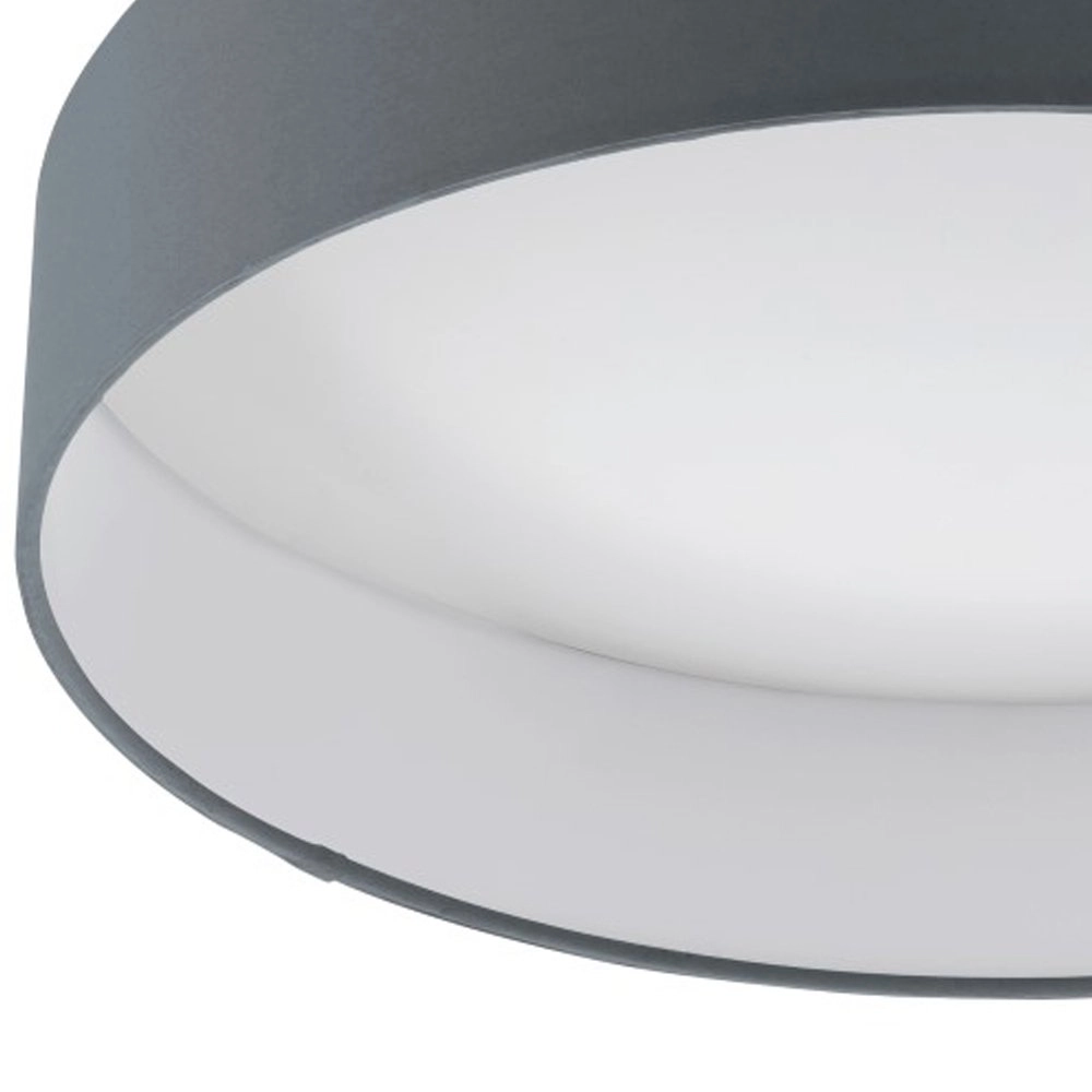 Led plafondlamp Palomaro 1 40cm antraciet Eglo 9002759965389