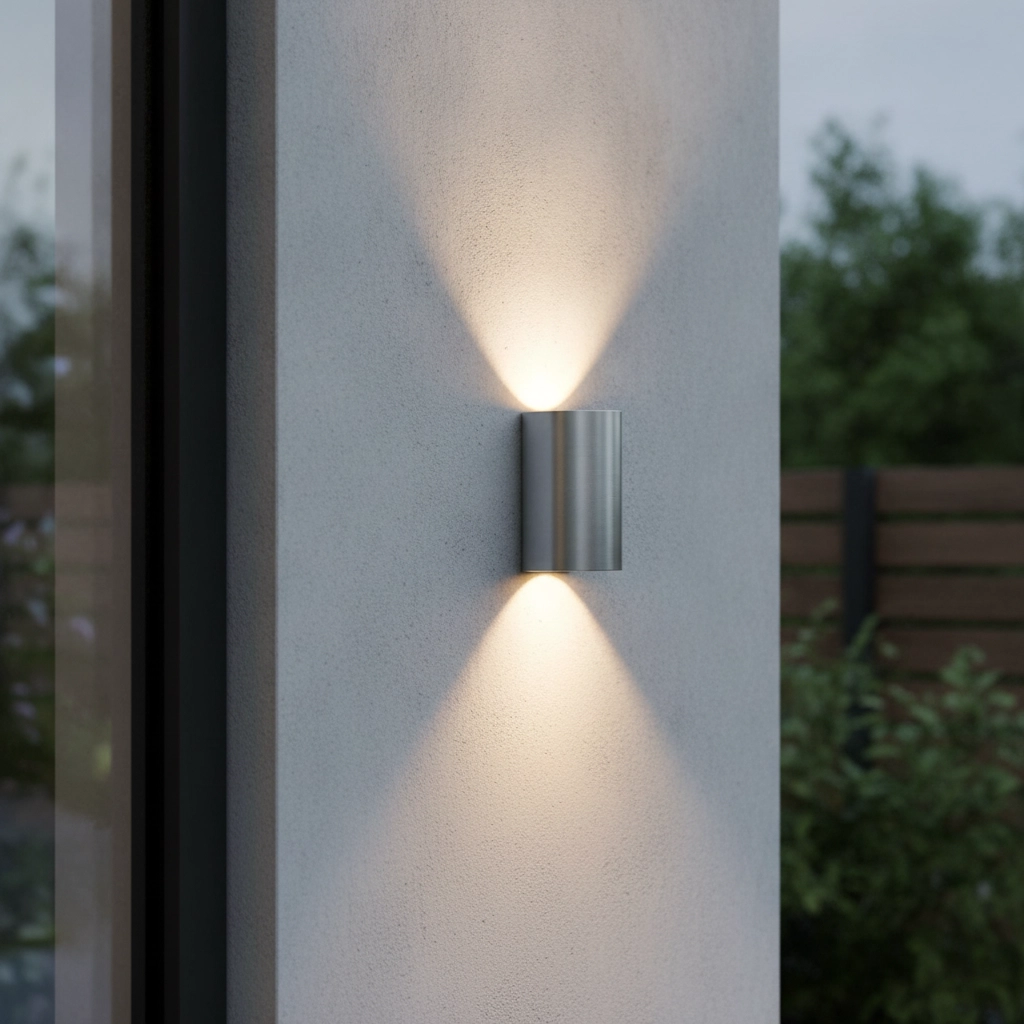Buitenlamp downlight Brody 7cm - alu