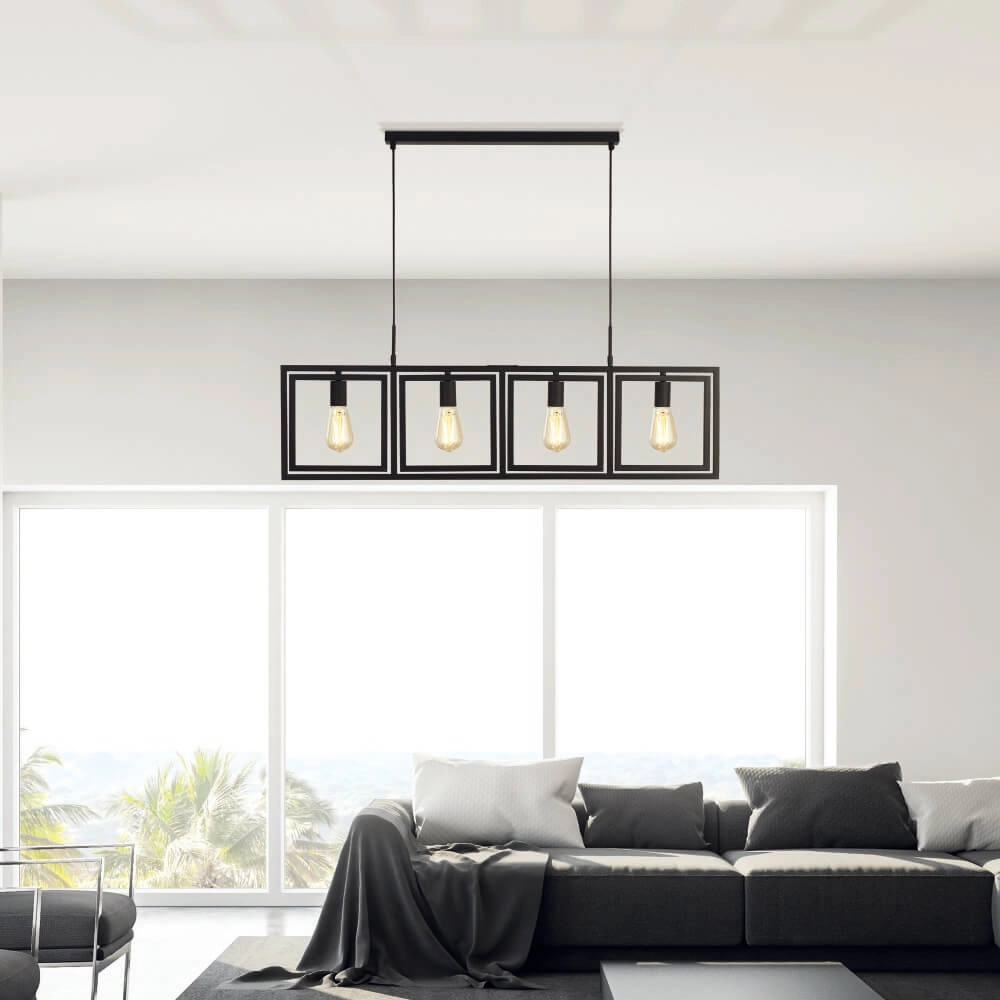 Zwarte hanglamp Plaza Searchlight 5053423226231