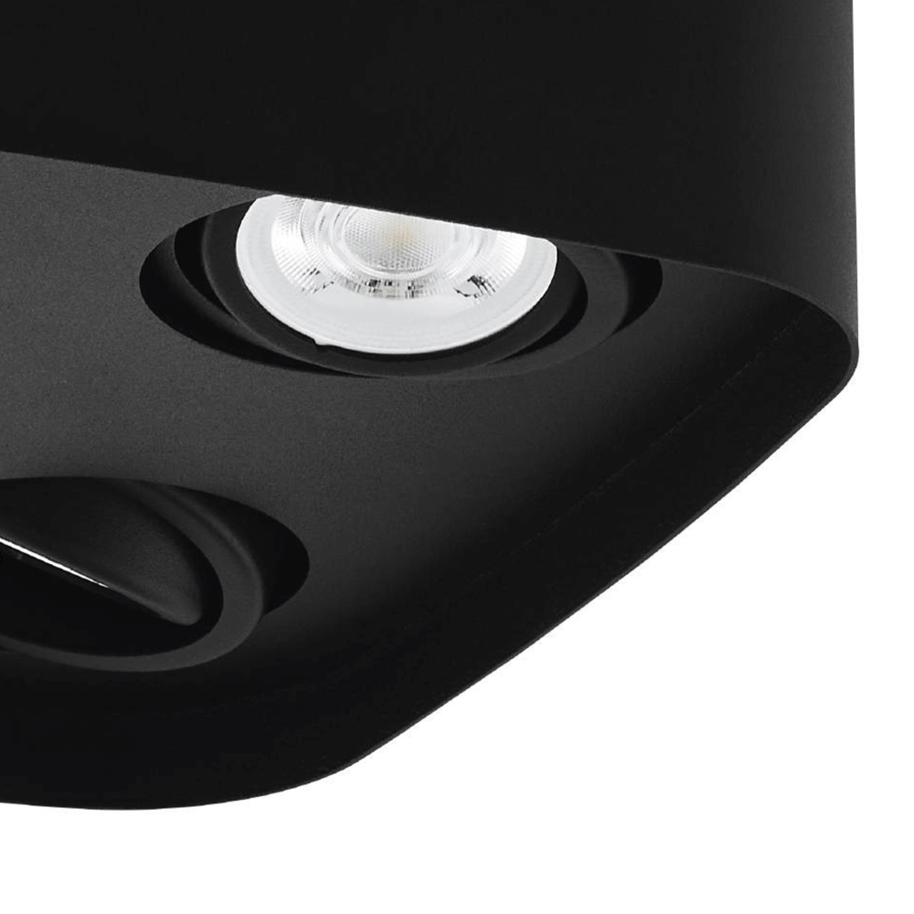 Opbouwspot Zigbee Caminales-Z 4-lichts zwart Eglo 9002759996758