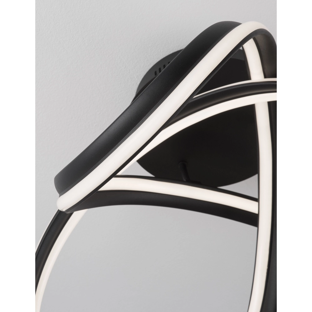 Design plafondlamp Truno zwart Lyora 5212017424228