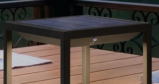 Solar terraslamp Finmotion Vitrine 25cm antraciet Franssen 8435258618752