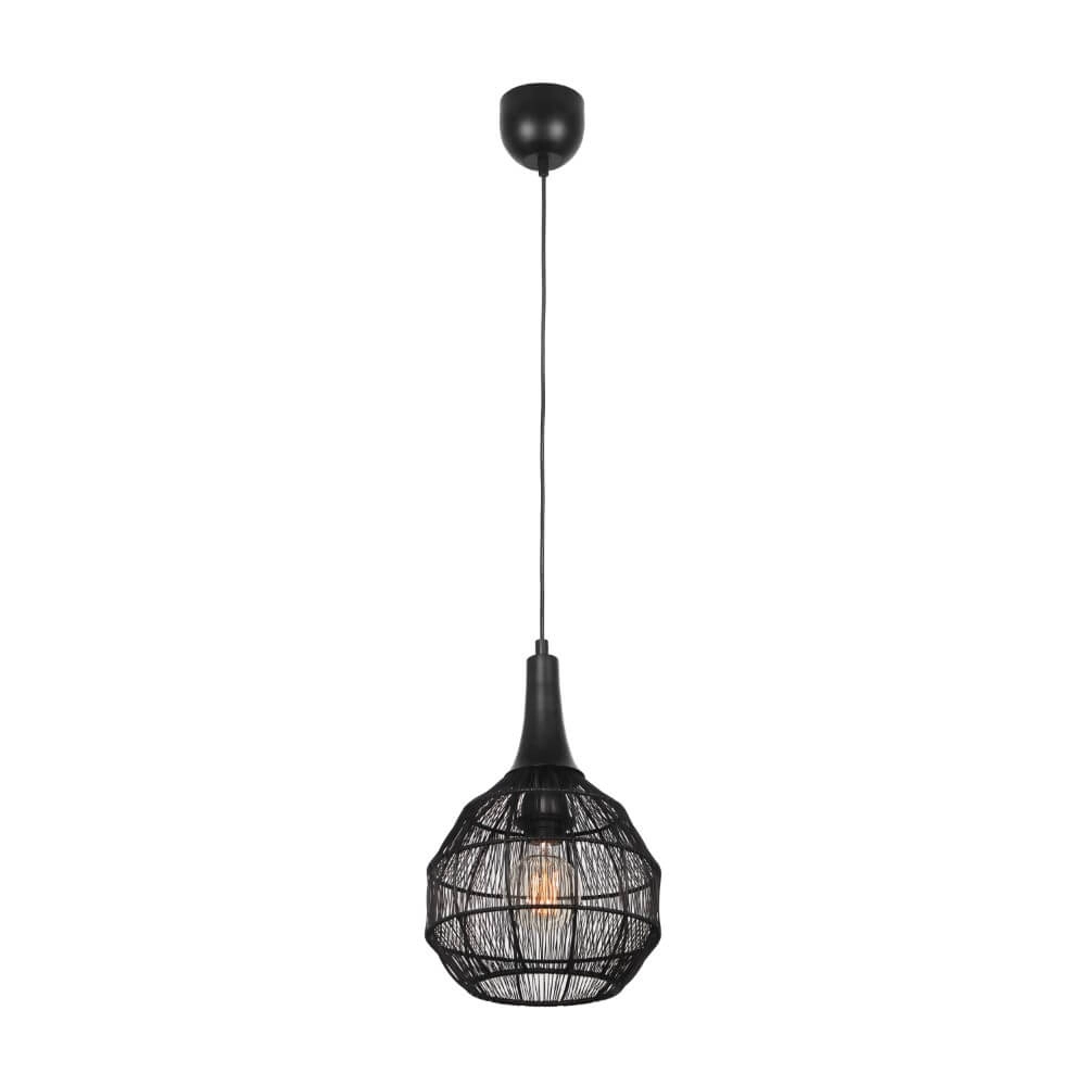Ronde hanglamp Soraya Ø 26cm - zwart