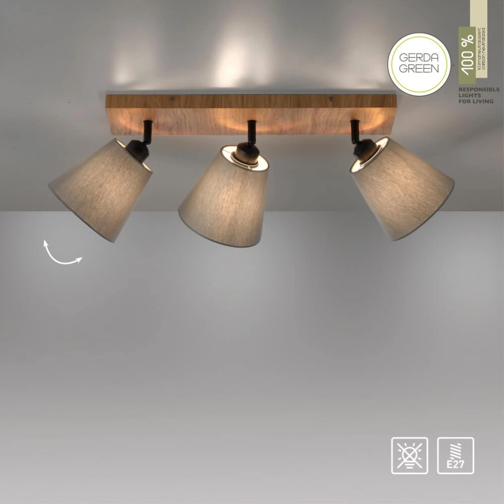 Plafondlamp Green Michel 3-lichts Just Light 4043689995041
