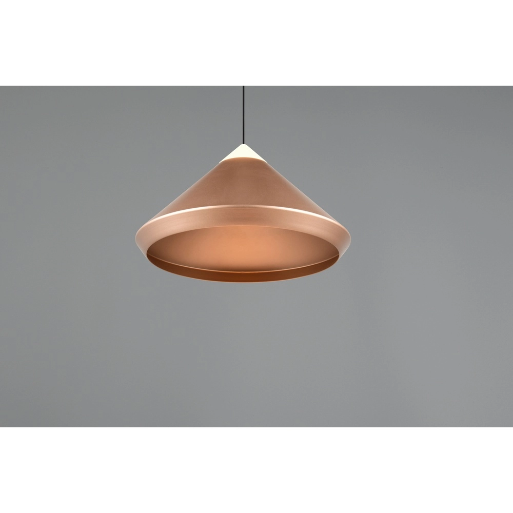 Moderne hanglamp Laguna Ø 30cm koffie bruin Trio 4017807677522