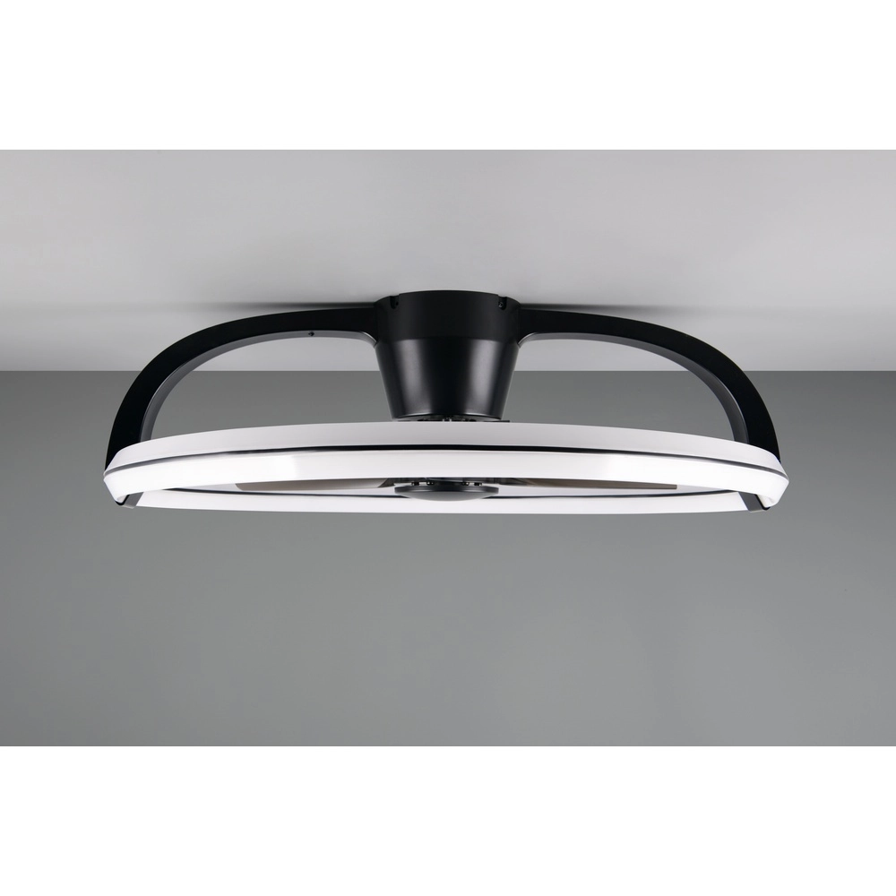 Smarthome ventilator Stockholm zwart Ø 73,5 Tuya Trio 4017807693133