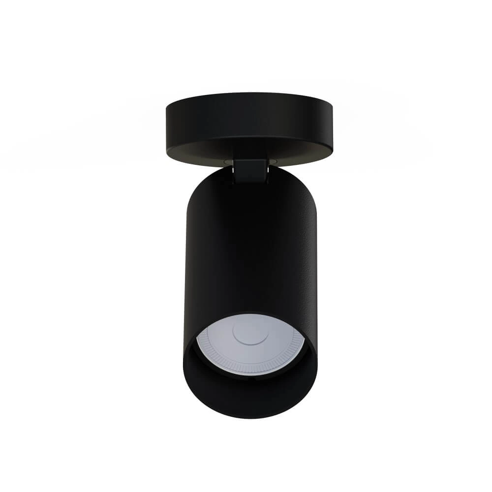 Zwarte opbouwspot Mono kantelbaar Lyora 5903139783897