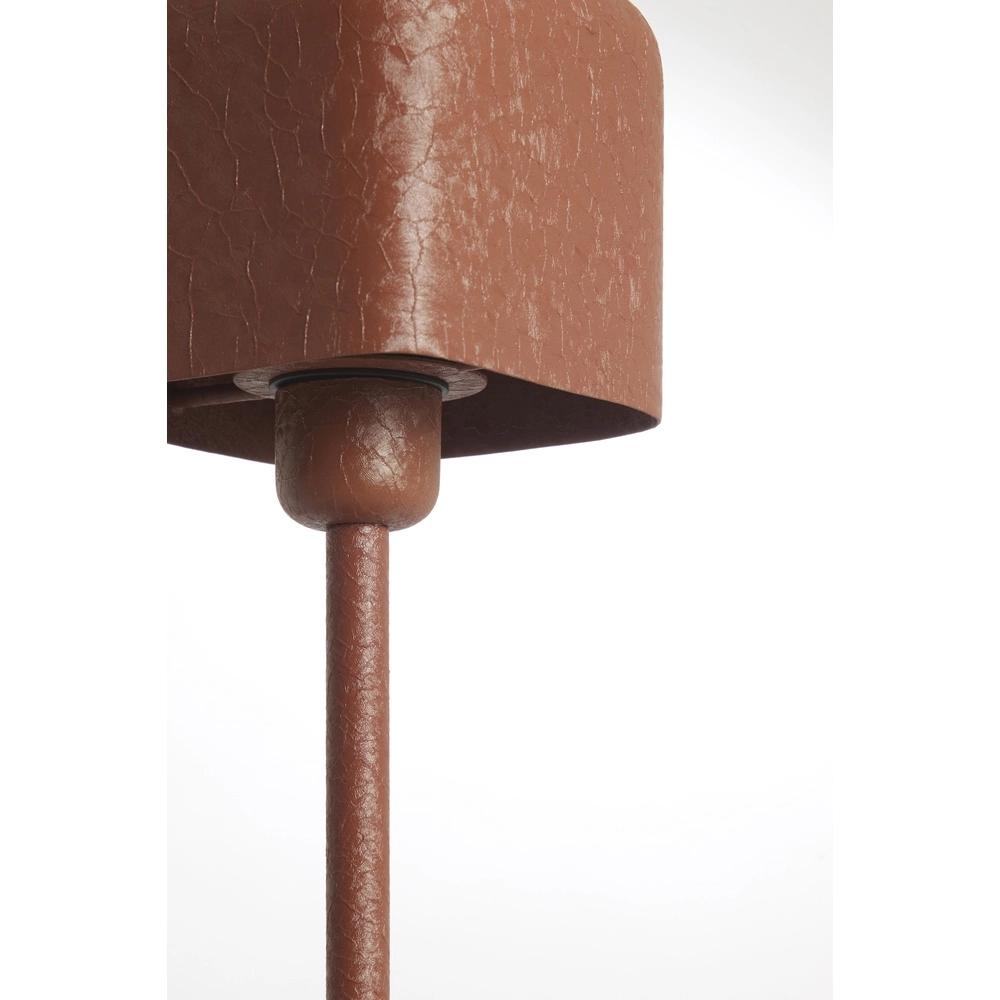 Nachtkastlamp Elenie 13x13cm - mat donker oranje Light & Living 8717807818692