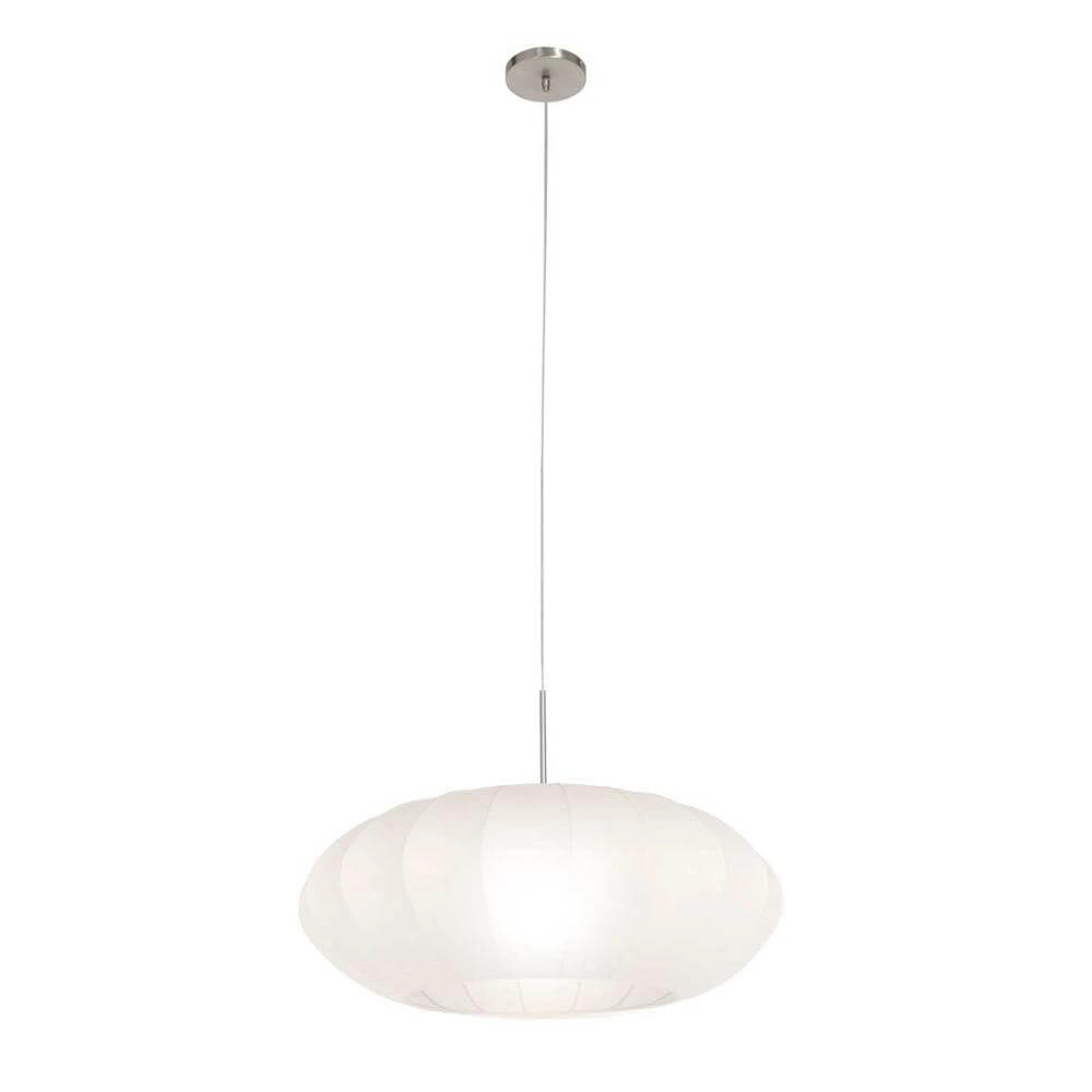 Hanglamp Sparkled Light metaal met witte kap Steinhauer 8712746173130