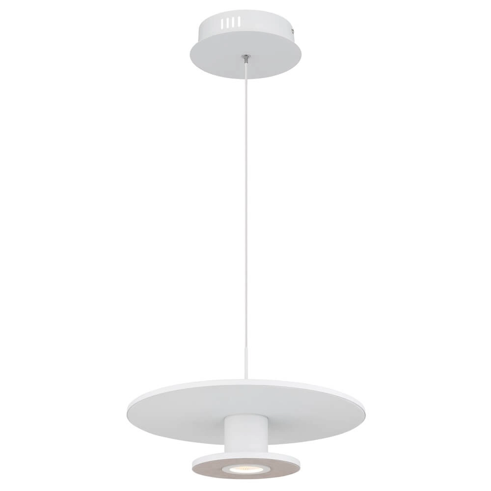 Witte hanglamp Carter Ø 38cm met vilt Witte hanglamp Carter Ø 38cm met vilt