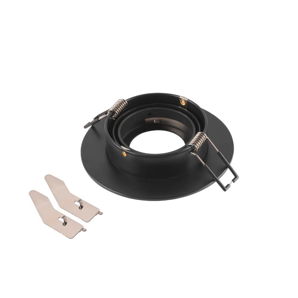 Inbouwring New Tria 75 XL rond zwart - zonder fitting SLV 4024163280501