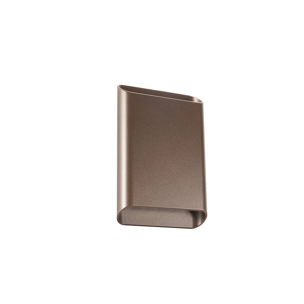 Moderne wandlamp Alex up & down bruin