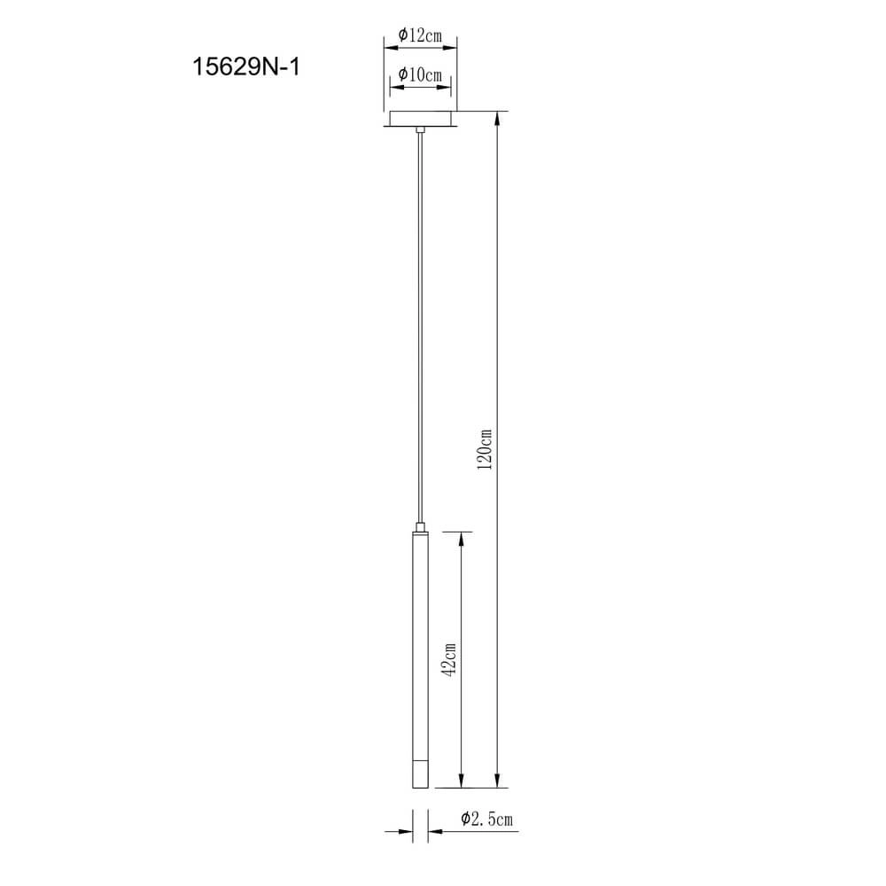 Design hanglamp Ryan 1-lichts nikkel Globo 9007371481040