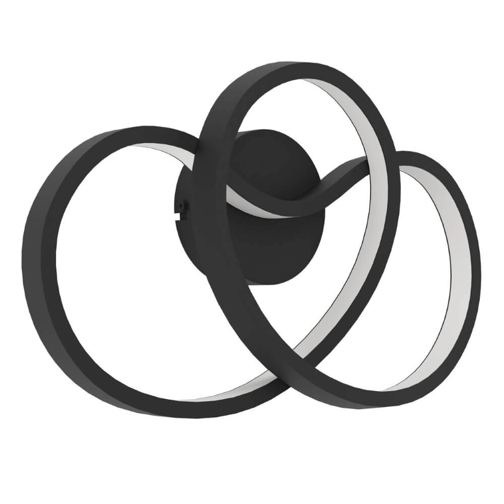 Zwarte led wandlamp Gianella Zwarte led wandlamp Gianella