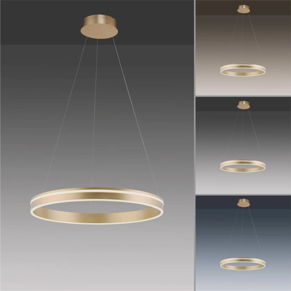 Design hanglamp Q-Vito Ø 59cm messing Paul Neuhaus 4012248357767