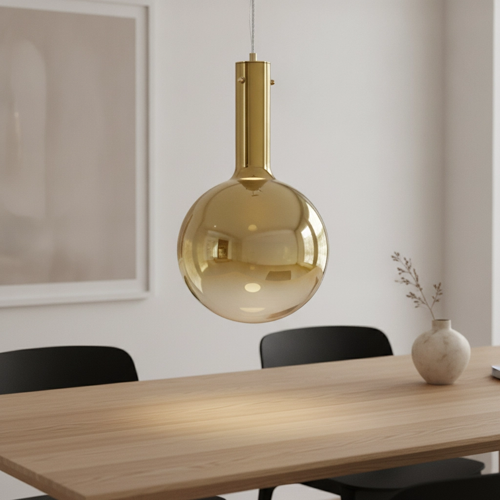 Hanglamp Nostos champagne glas