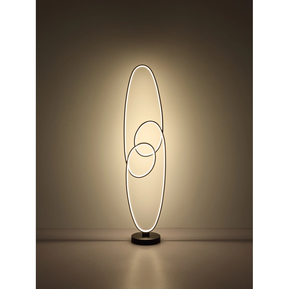 Design vloerlamp Spira zwart Globo 9007371453252