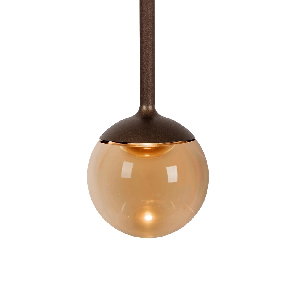 Hanglamp Calina enkel met amber bol Premium by Lucide 5411212242044