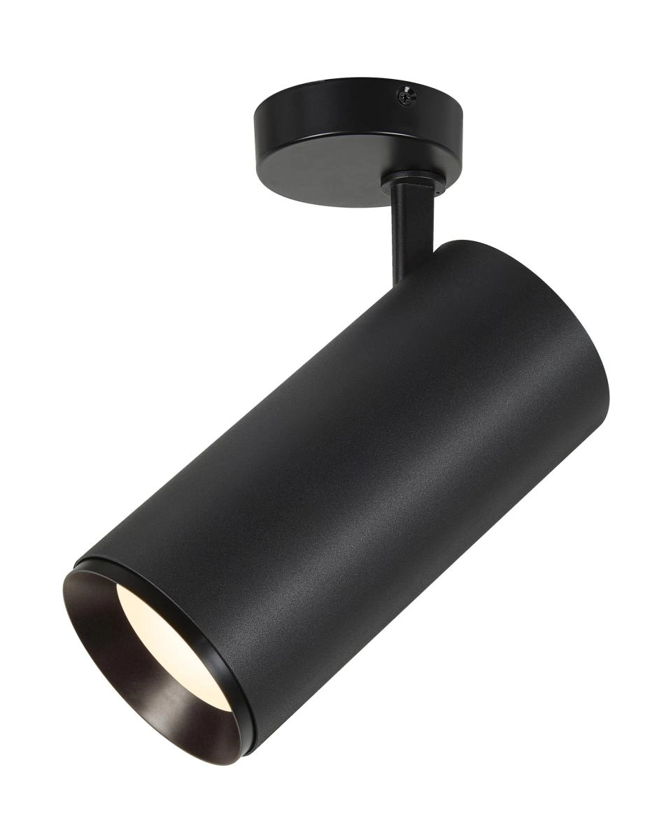 Opbouwspot Numinos XL zwart 4000K - 24gr