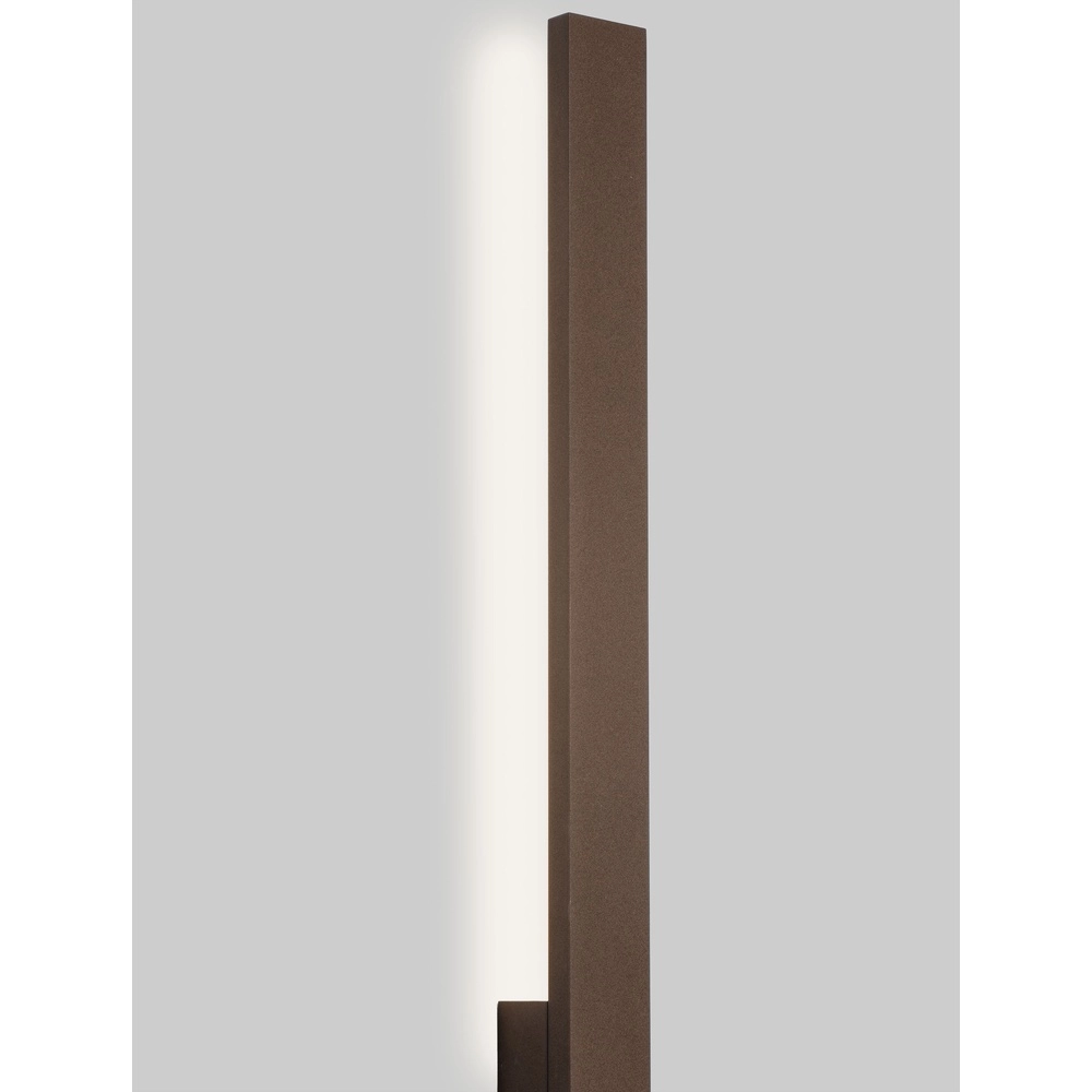 Strakke wandlamp Doul roestbruin 121cm Lyora 5212017472410