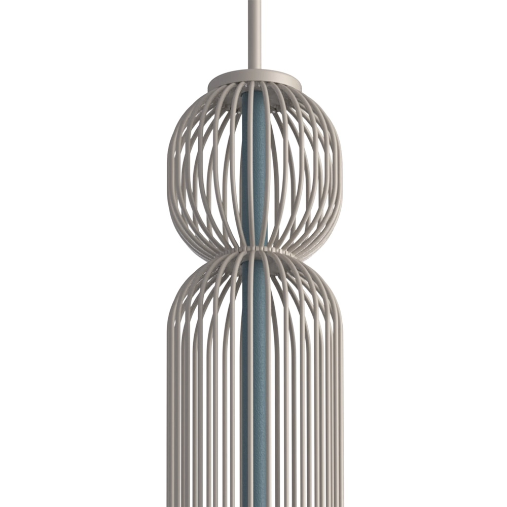 Hanglamp Singles 65cm umbra grijs en zand bruin Lyora 5903139121941